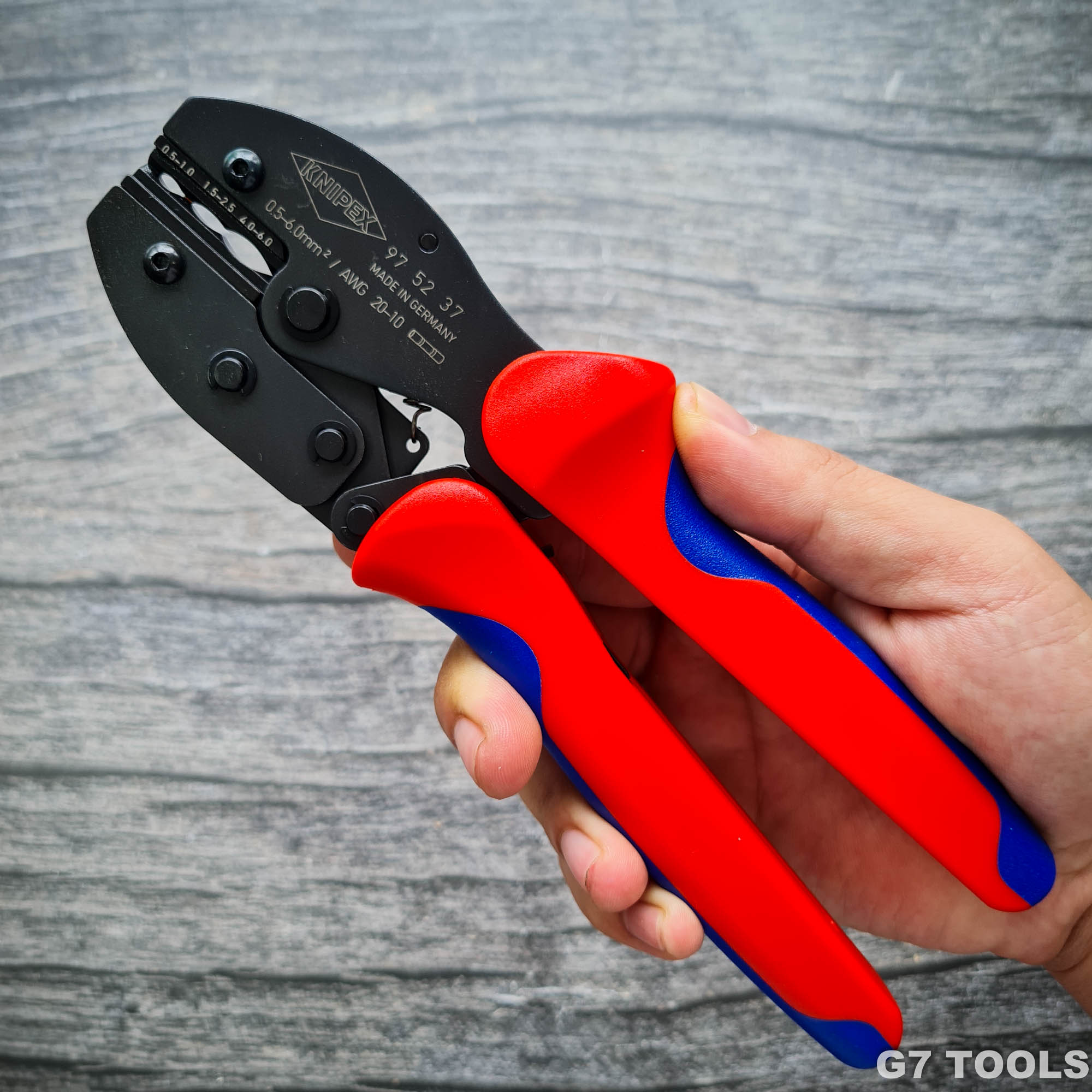 Kìm Bấm Cos Nối Co Nhiệt “Heat Shrinkeable” Knipex 97 52 37