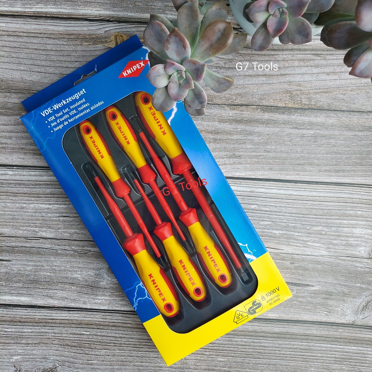 Bộ tua vít cao cấp Mũi slim Knipex 00 20 12 V02