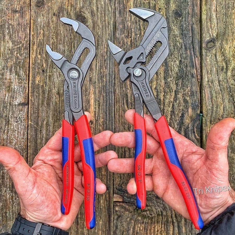 Kìm Mỏ lết Knipex 86 02 250 và Kìm nước Knipex Cobra 87 02 250