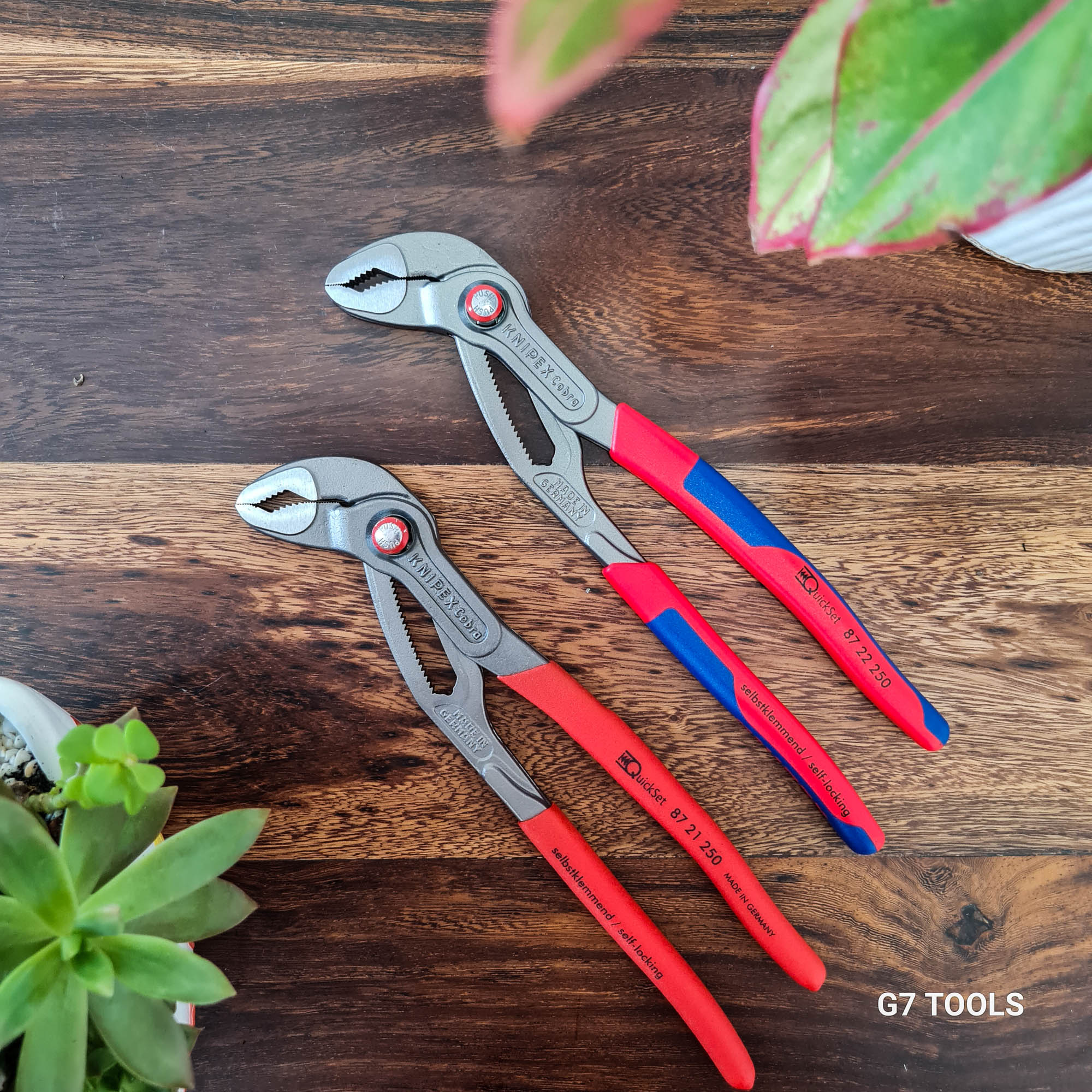 Knipex Cobra Quickset 87 21 250 và 87 22 250