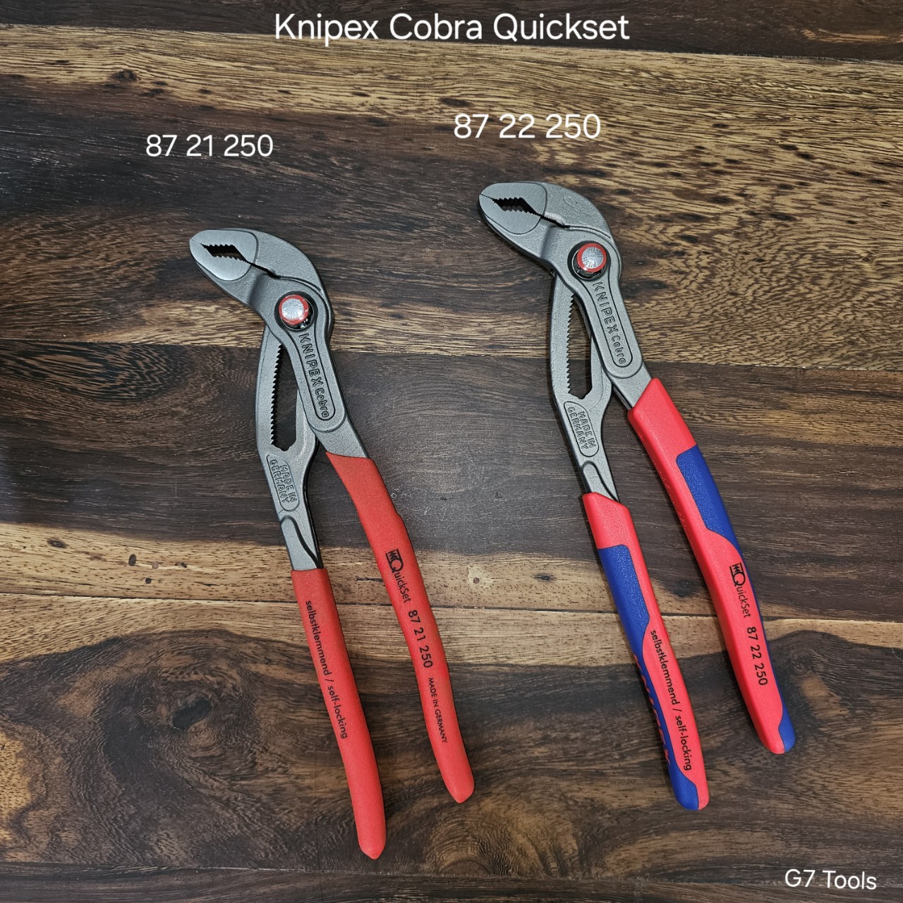 Knipex Cobra Quickset 87 22 250 và 87 21 250