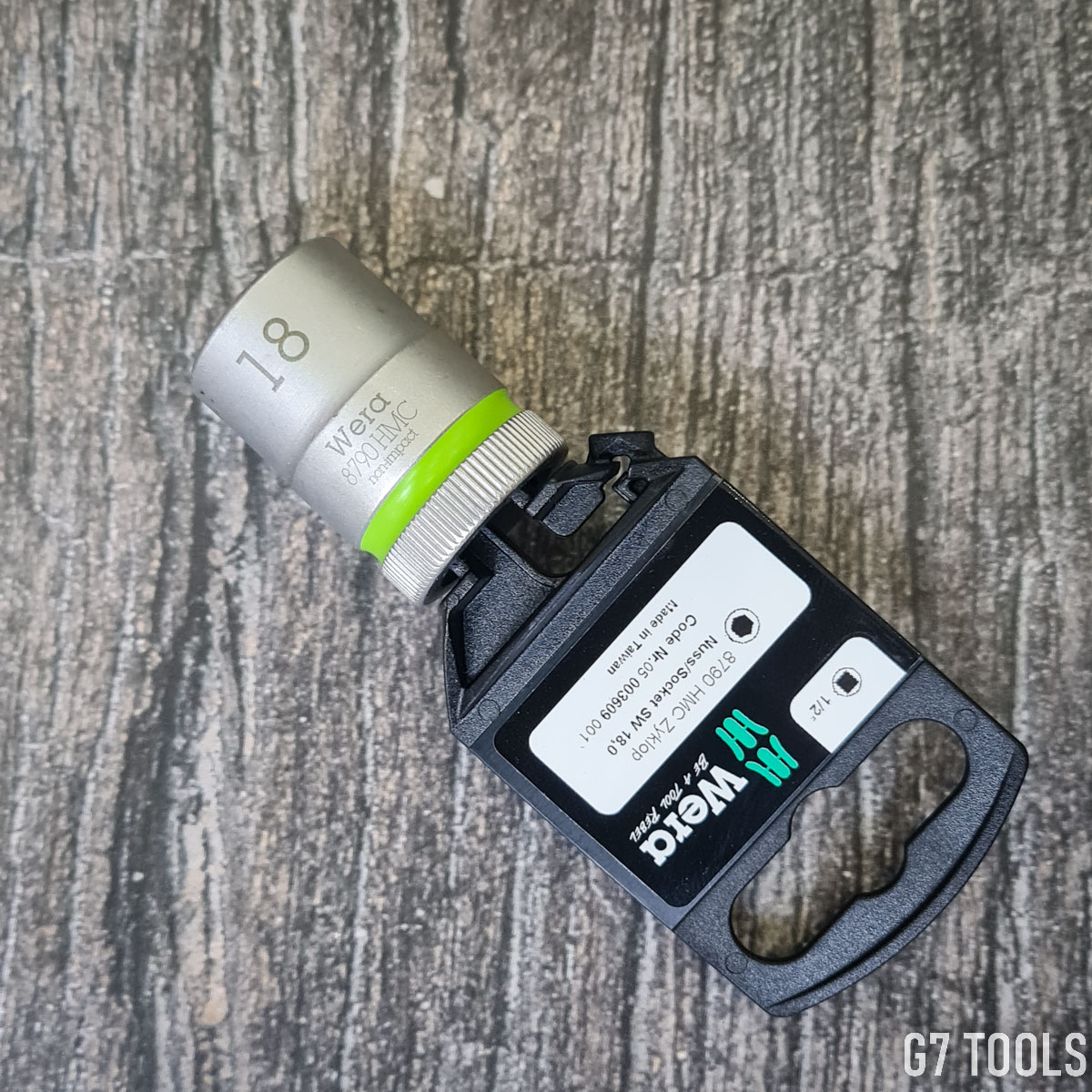 Wera Zyklop 8790 HMC Đầu Khẩu 1/2" Size 18mm Mã Sản Phẩm 003609