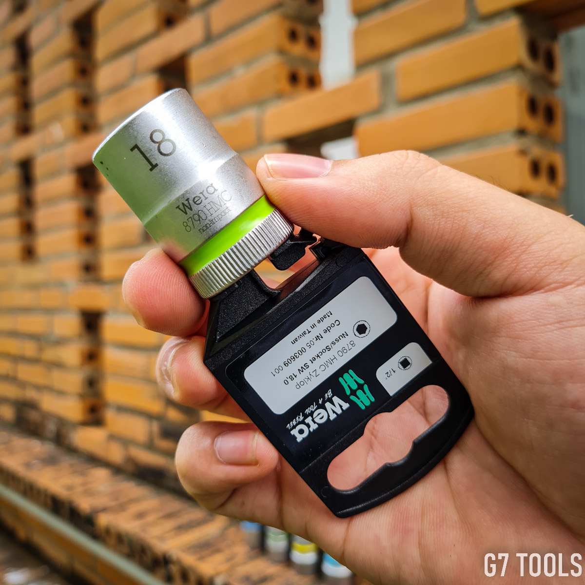 Wera Zyklop 8790 HMC Đầu Khẩu 1/2" Size 18mm Mã Sản Phẩm 003609