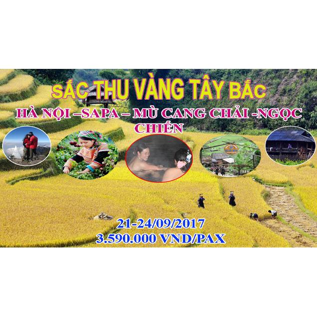 MÙA VÀNG TÂY BẮC: HÀ NỘI –SAPA – MÙ CANG CHẢI -NGỌC CHIẾN 4N3D