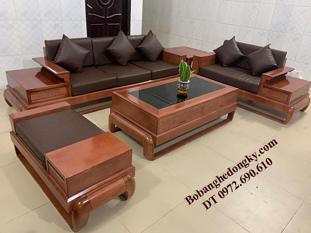 Bàn ghế gỗ có đệm