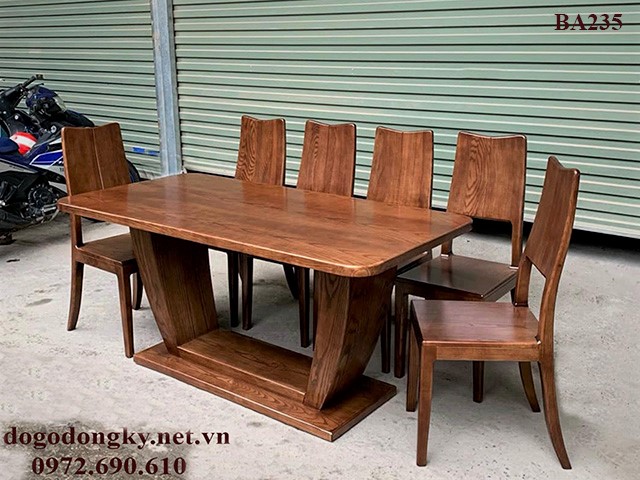 Bộ bàn ghế ăn 6 ghế