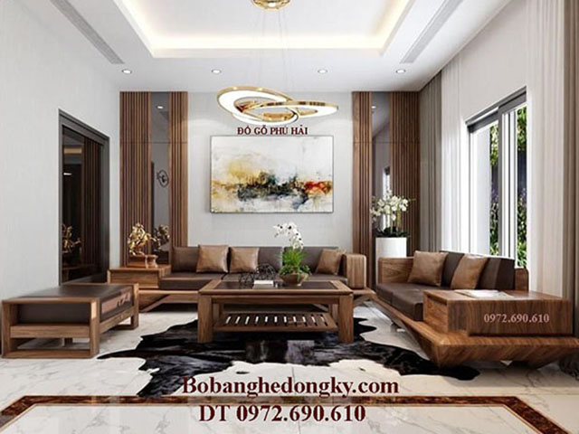 bộ bàn ghế gỗ óc chó