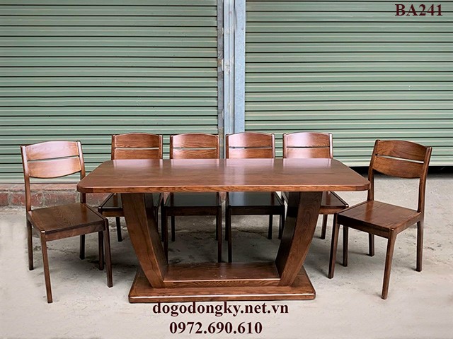 Bộ bàn ghế phòng ăn 6 ghế