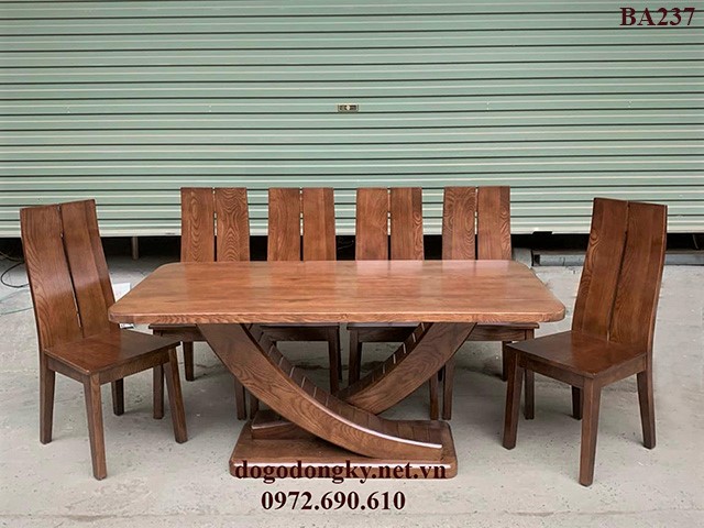 Bộ bàn ghế phòng ăn gỗ tự nhiên