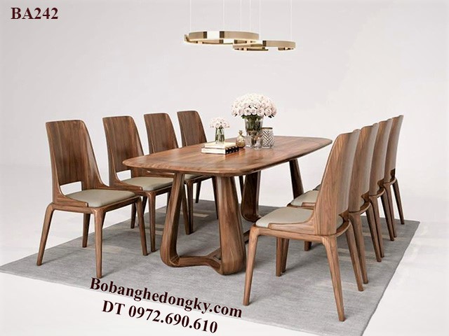 Bộ bàn ghế phòng ăn sang trọng