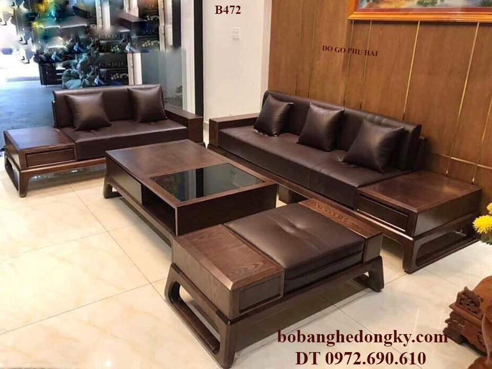 bo ban ghe sofa go boc dem