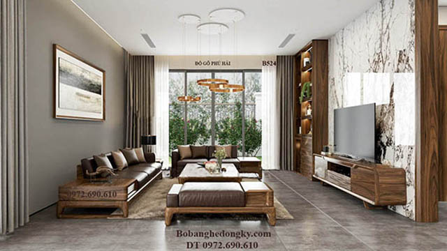 Bo sofa phong khach dep