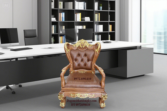 Ghế giám đốc gỗ tự nhiên