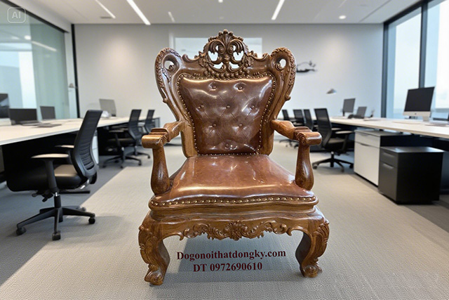 Ghế làm việc gỗ tự nhiên