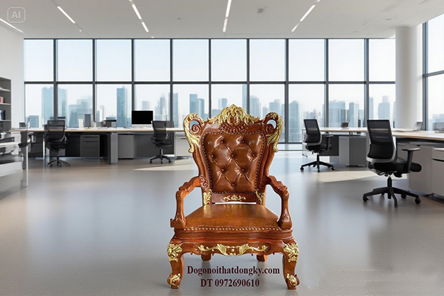 Ghế làm việc gỗ tự nhiên