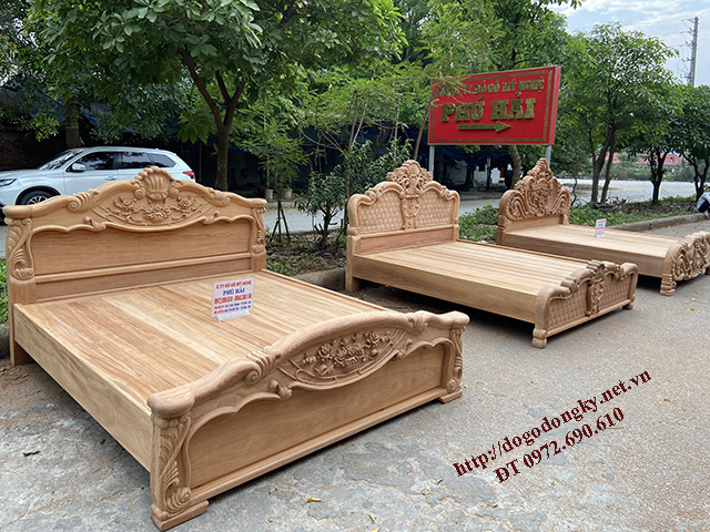 giường ngủ gỗ gụ