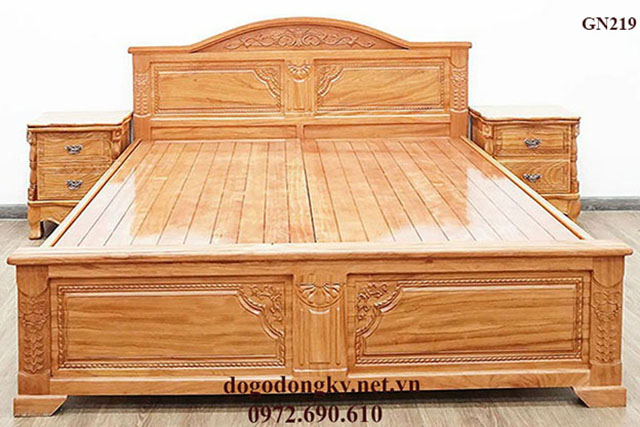 Mẫu giường gỗ đẹp