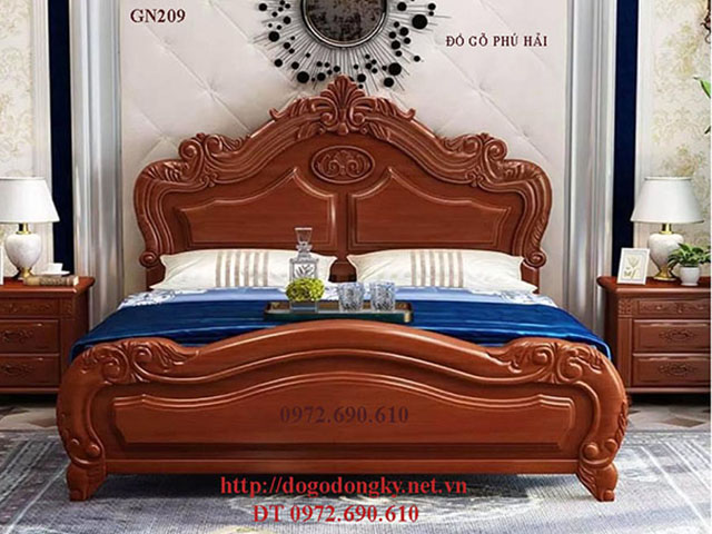 mẫu giường gỗ đẹp