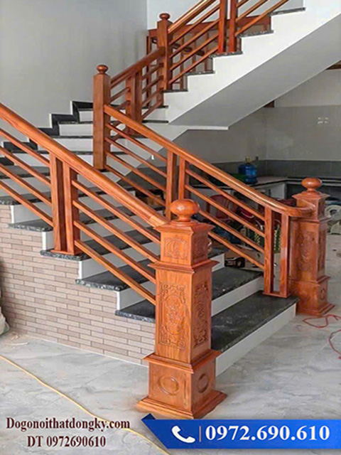 Mẫu trụ cầu thang đẹp