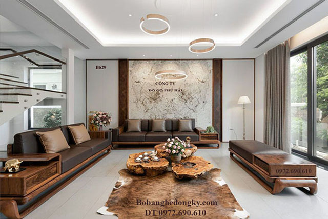 Thiết kế nội thất gỗ óc chó