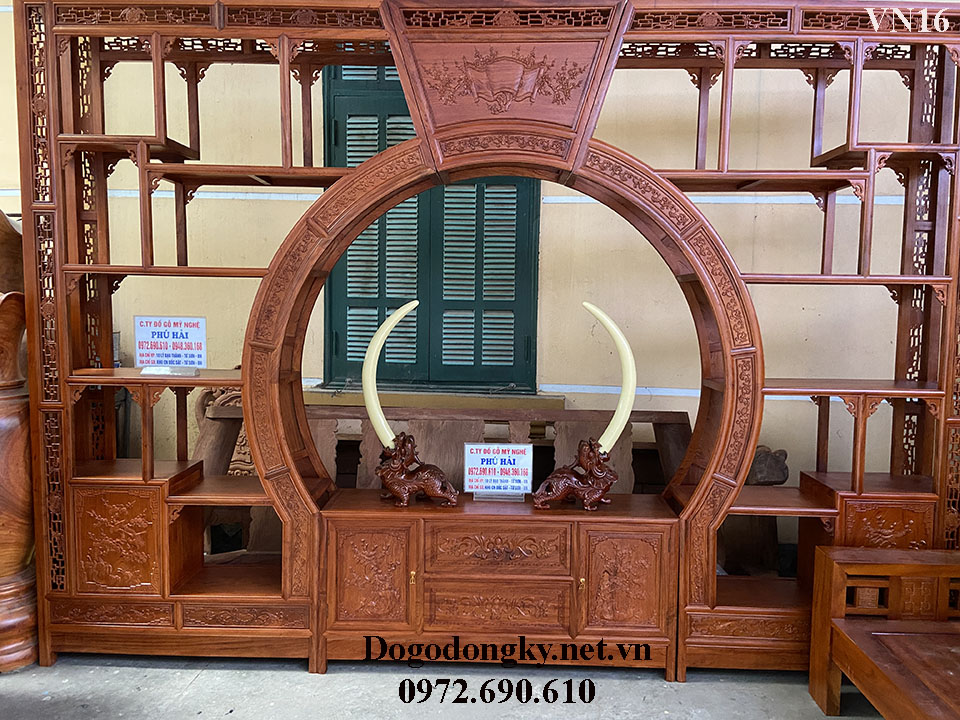 vach ngan trang tri phong khach