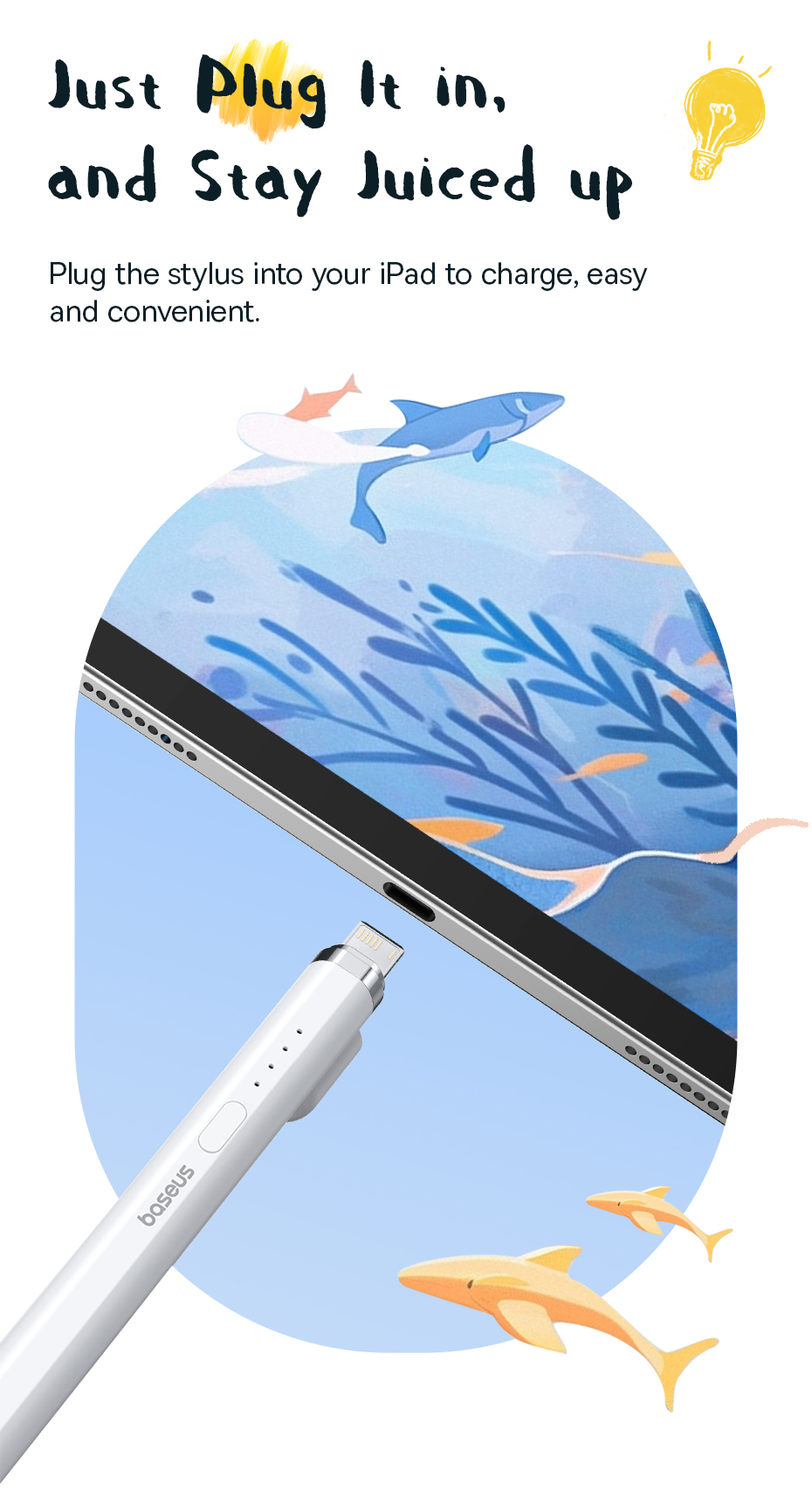 chube Bút Cảm Ứng Baseus Baseus Smooth Writing 2 Plug-Type