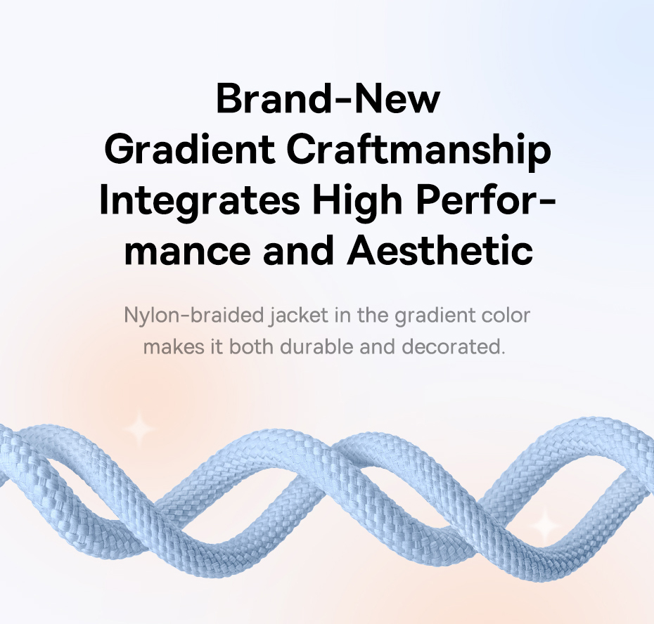 chube Cáp Sạc Nhanh USB to Type-C Baseus Discolor Series 100W