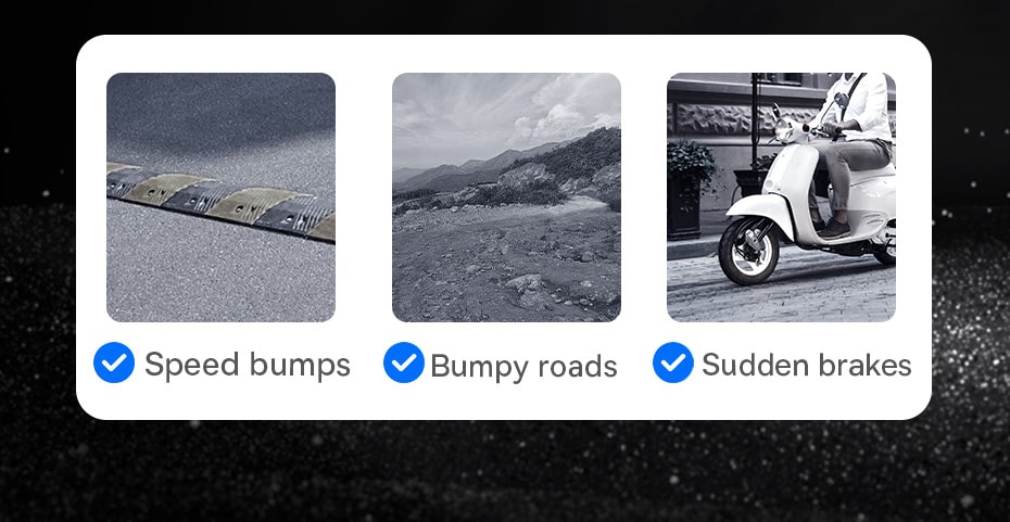 chube Đế Giữ Điện Thoại Xe Máy Baseus GoTrip Series Bike Phone Mount