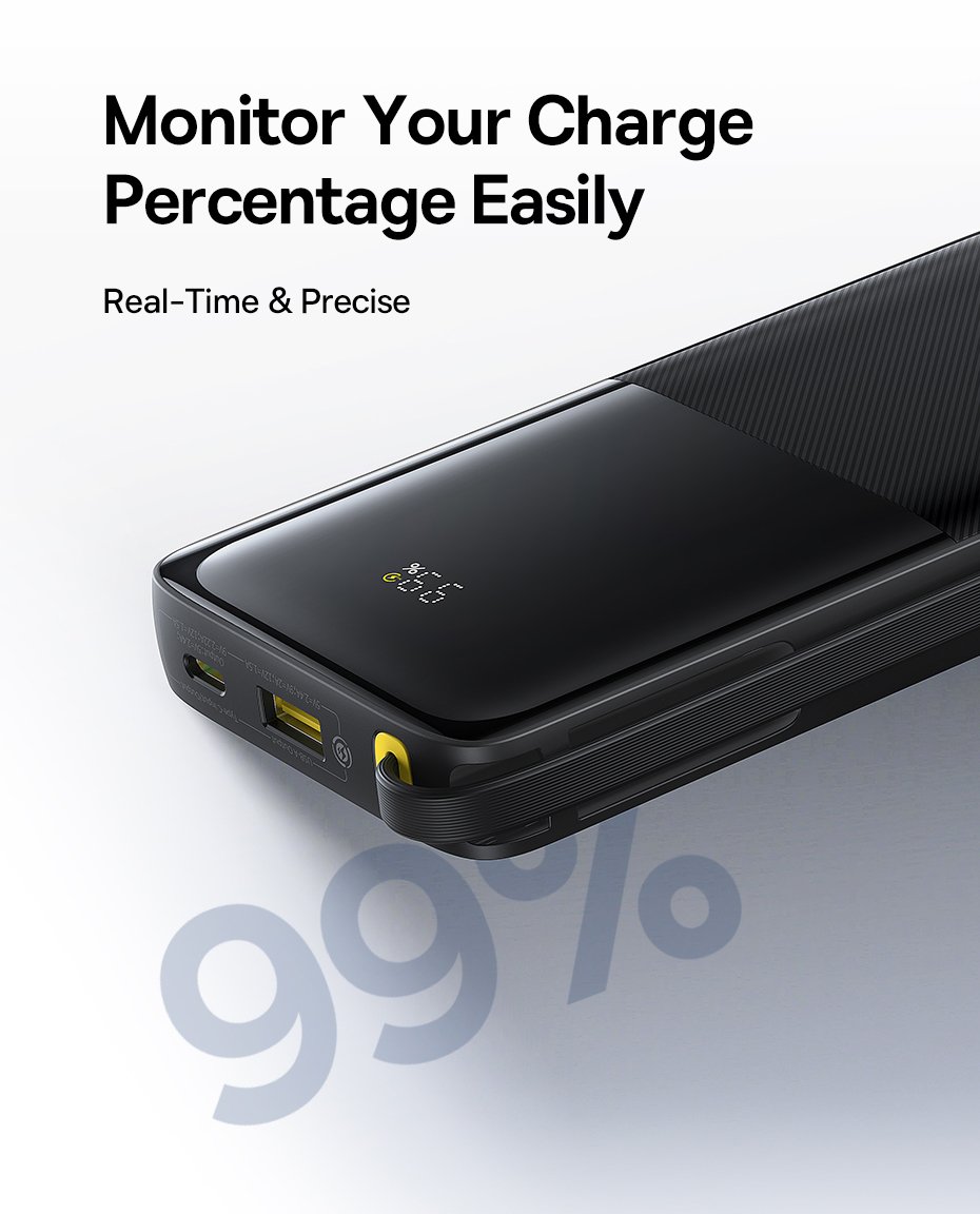 chube Backup Battery with cable Baseus Bipow2 10000mAh/20000mah 20W