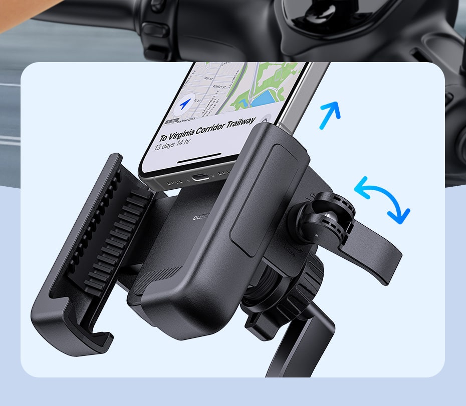 chube Đế Giữ Điện Thoại Xe Máy Baseus GoTrip Series Bike Phone Mount