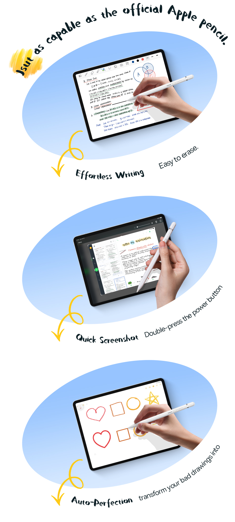 chube Bút Cảm Ứng Baseus Baseus Smooth Writing 2 Plug-Type