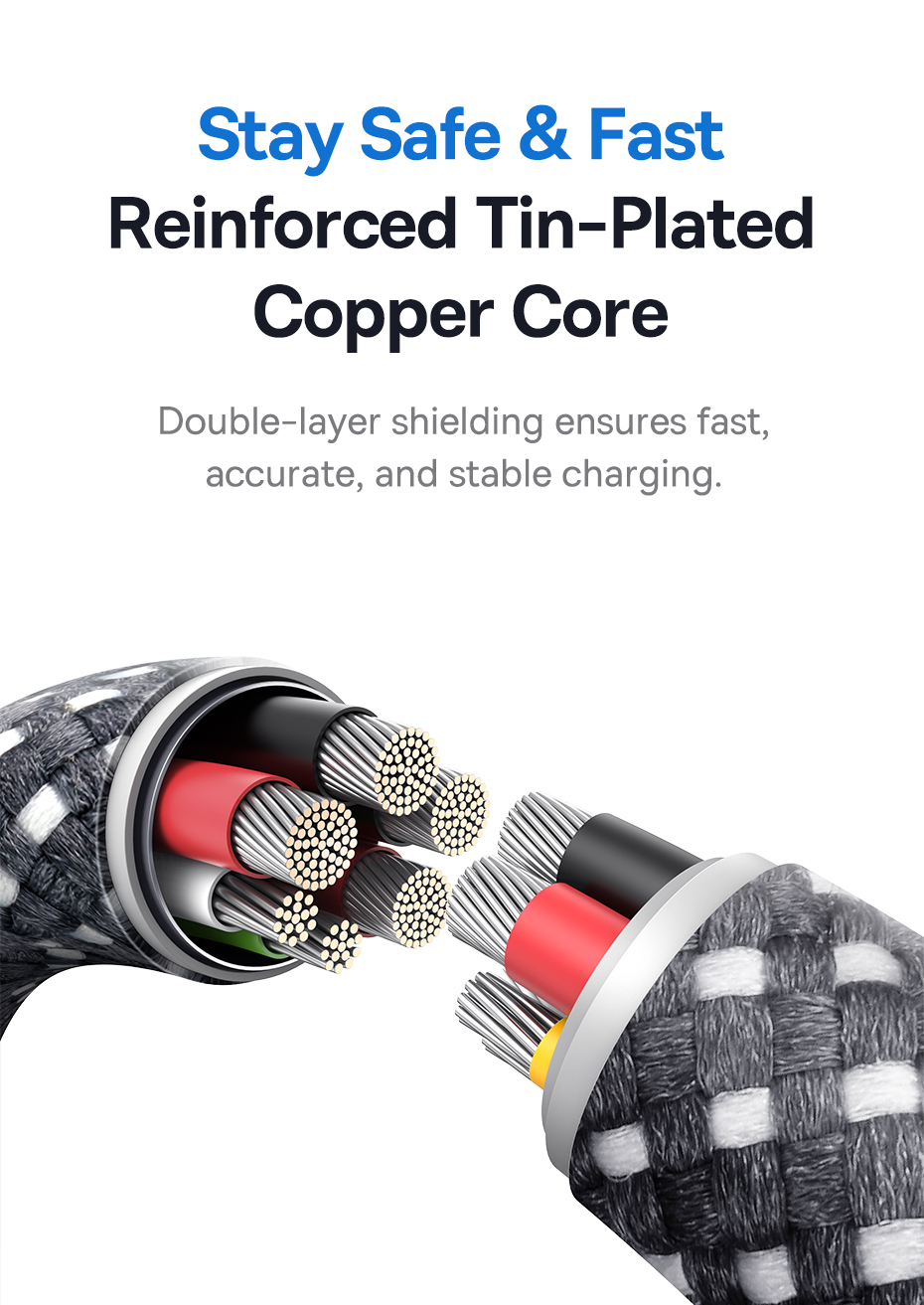 chube Cáp Sạc Nhanh C to Lightning Baseus Display 2 20W