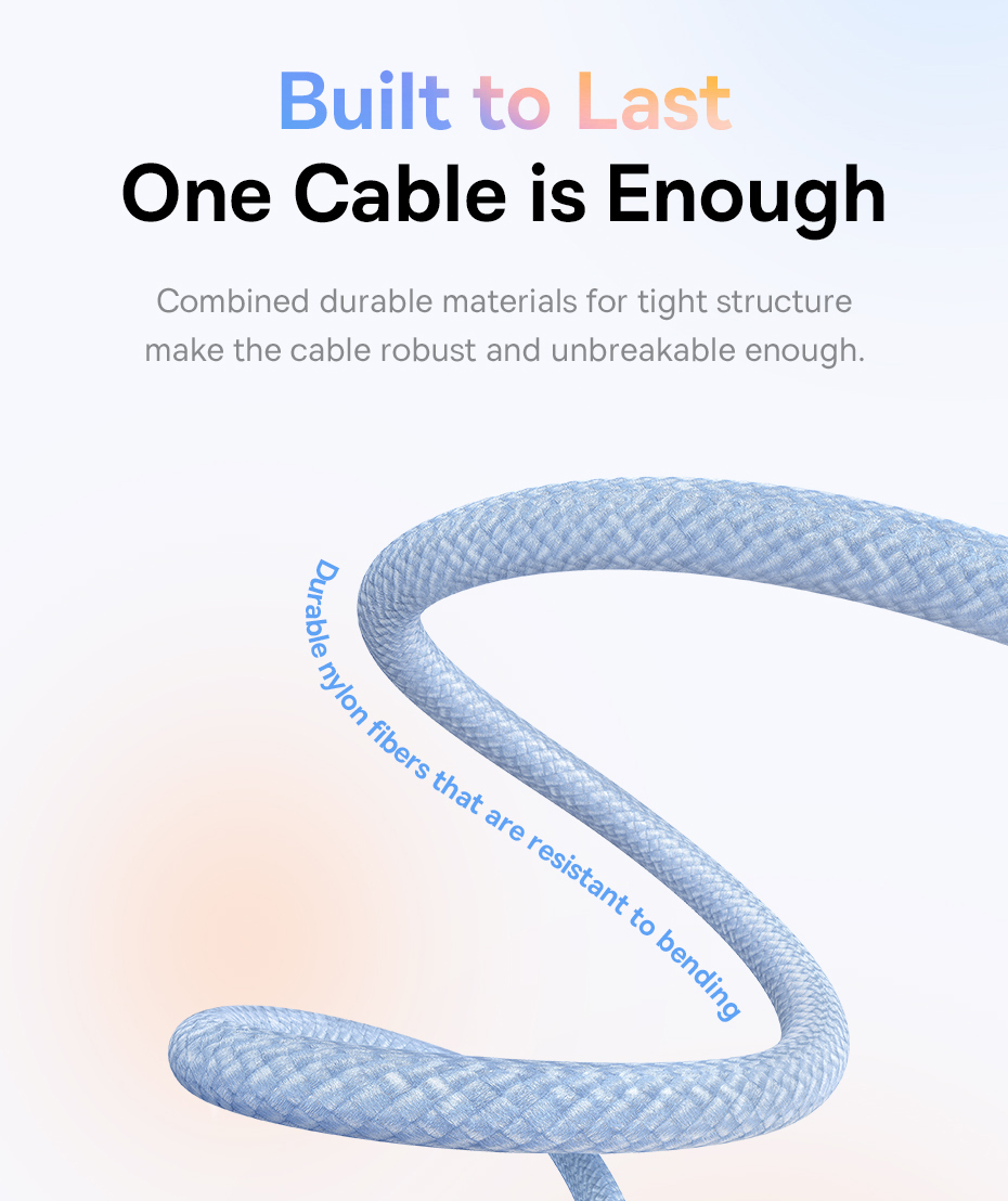 chube Cáp Sạc Nhanh USB to Type-C Baseus Discolor Series 100W
