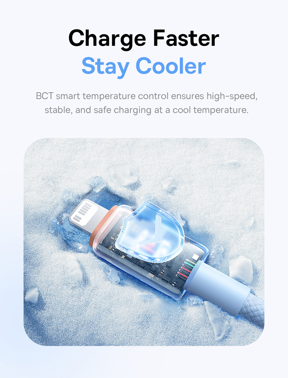 chube Cáp Sạc Nhanh C to Lightning Baseus Discolor Series 20W