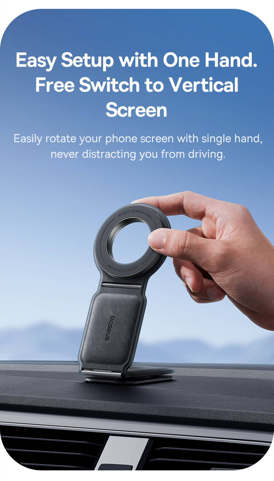 chube Giá đỡ từ tính Baseus PrimeTrip Series C02 Mega