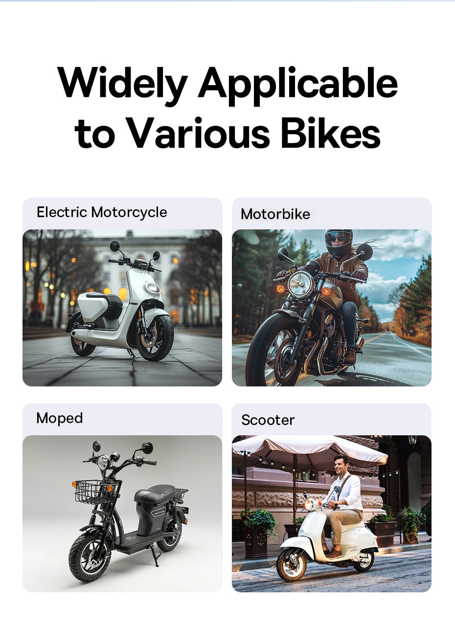 chube Đế Giữ Điện Thoại Xe Máy Baseus GoTrip Series Bike Phone Mount