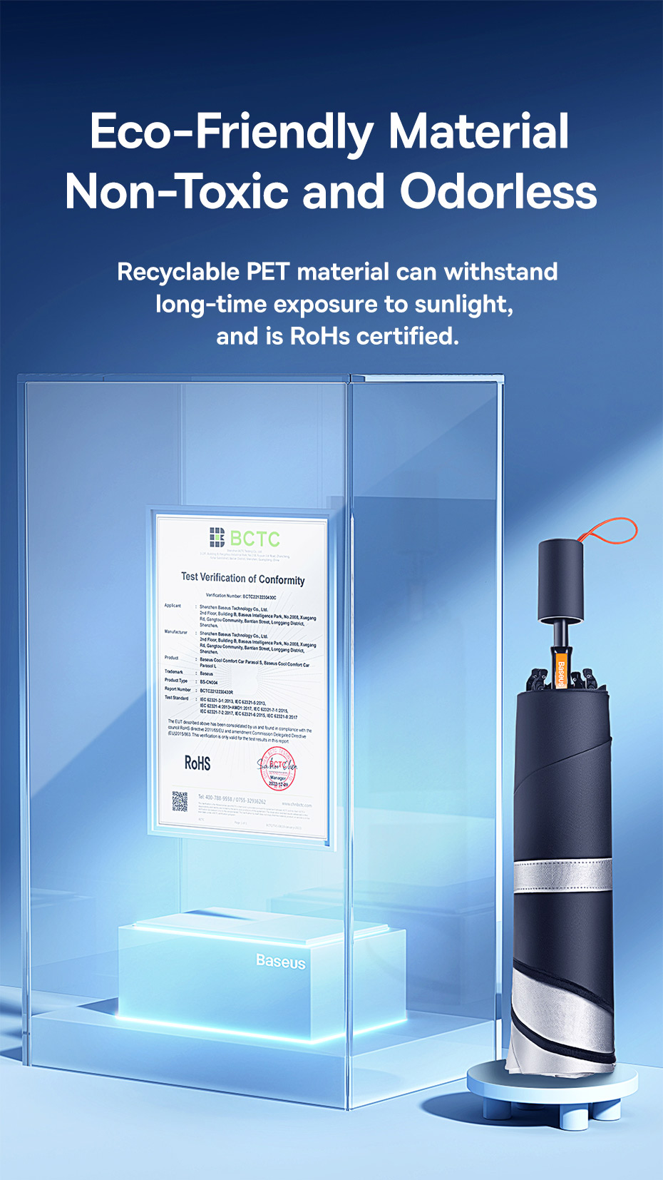 chube Dù 2 lớp che nắng kính chắn gió Baseus CoolRide Pro