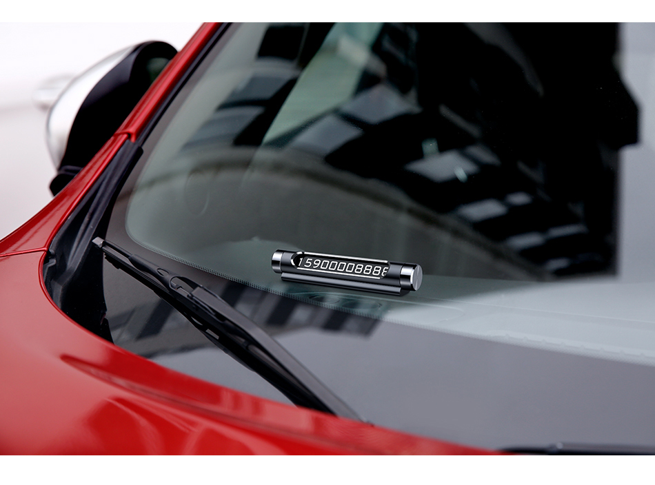 chube Bảng số điện thoại Baseus Metal Parking Card dùng cho xe hơi