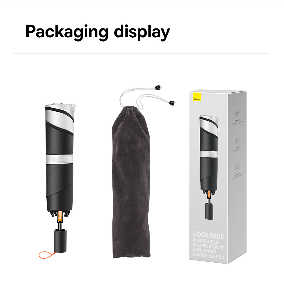 chube Dù 2 lớp che nắng kính chắn gió Baseus CoolRide Pro