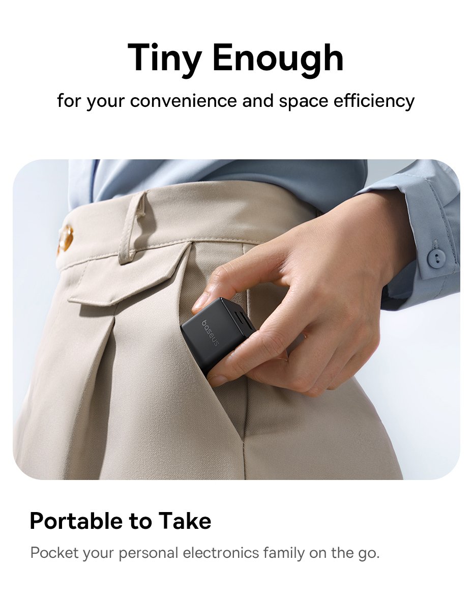 Tổng quan Combo Sạc Nhanh Baseus Palm C+U 30W chất lượng cao