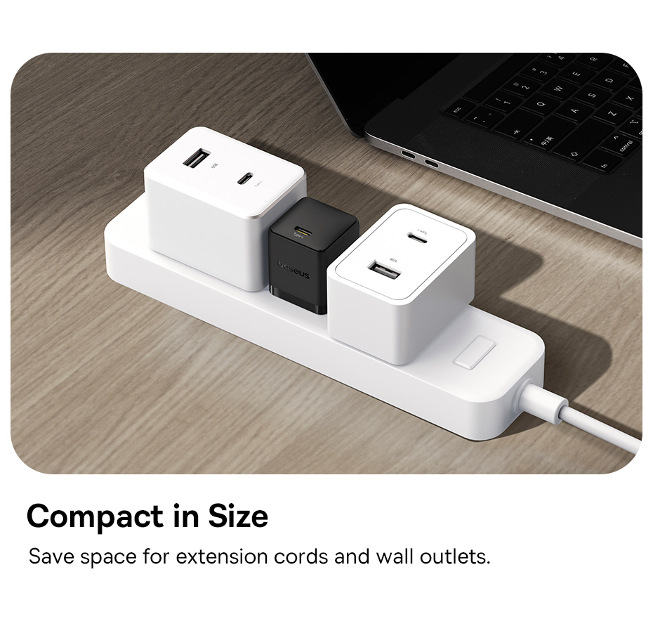 chube Củ Sạc Nhanh Baseus Palm 1C 30W