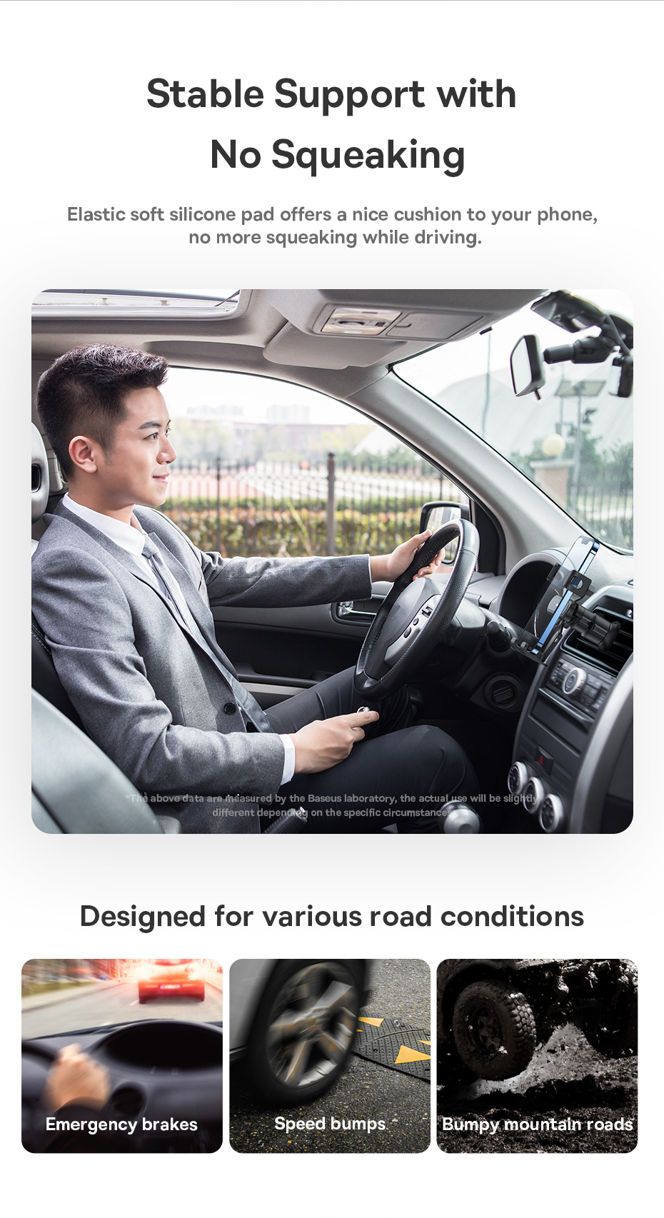 chube Giá đỡ điện thoại trên ô tô Baseus Gravity Air Vent