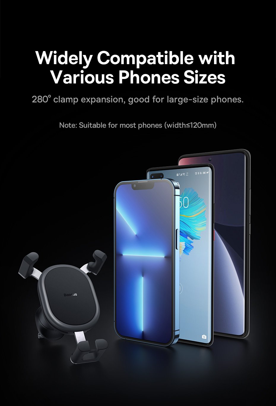 chube Đế Giữ Điện Thoại Ô Tô Baseus Stable Gravitational Air