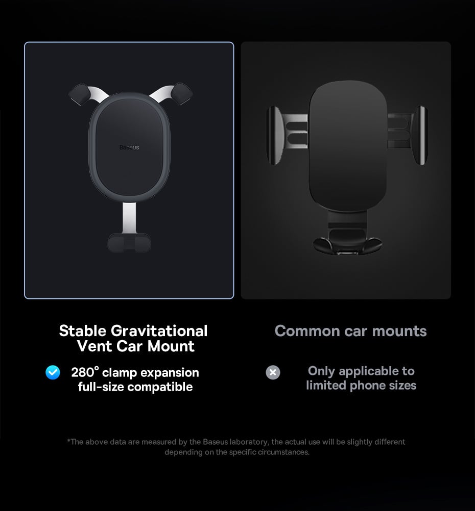 chube Đế Giữ Điện Thoại Ô Tô Baseus Stable Gravitational Air