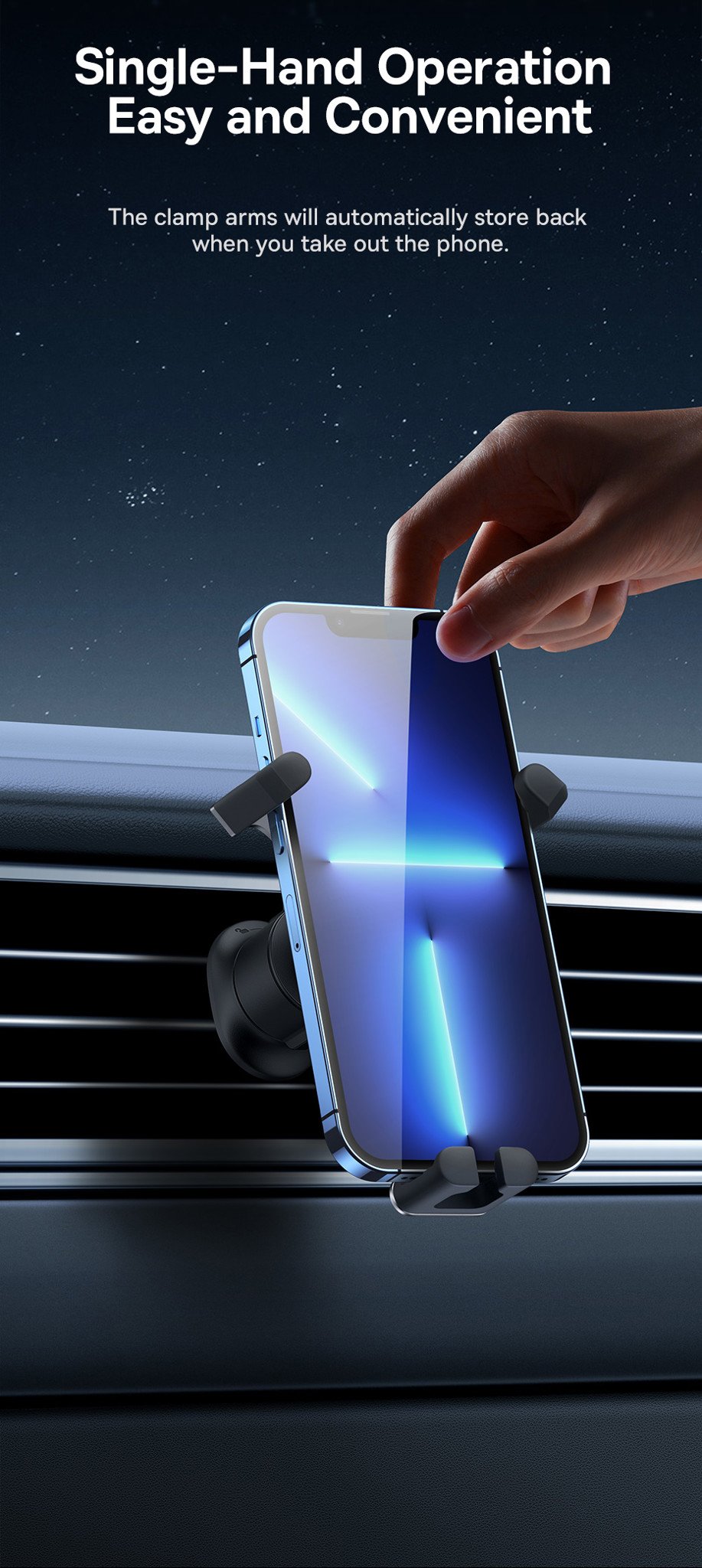 chube Đế Giữ Điện Thoại Ô Tô Baseus Stable Gravitational Air