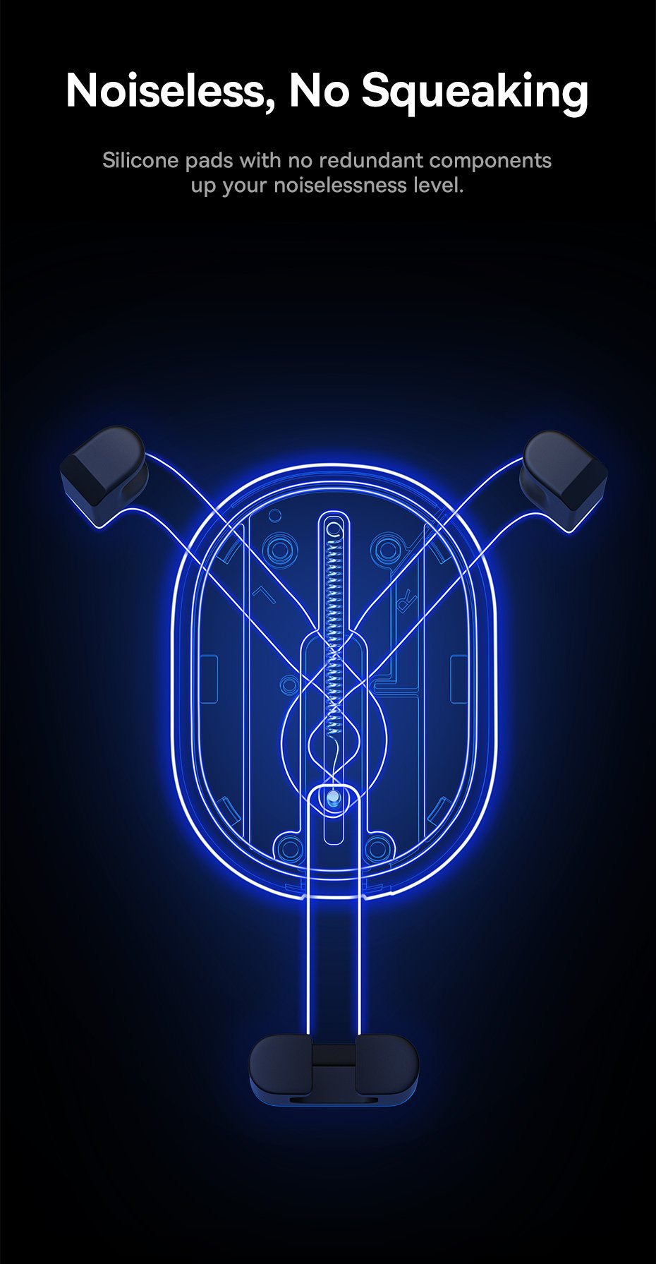 chube Đế Giữ Điện Thoại Ô Tô Baseus Stable Gravitational Air