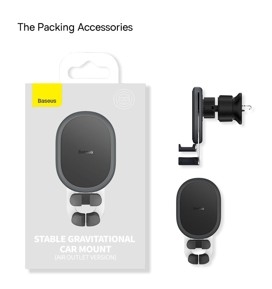 chube Đế Giữ Điện Thoại Ô Tô Baseus Stable Gravitational Air