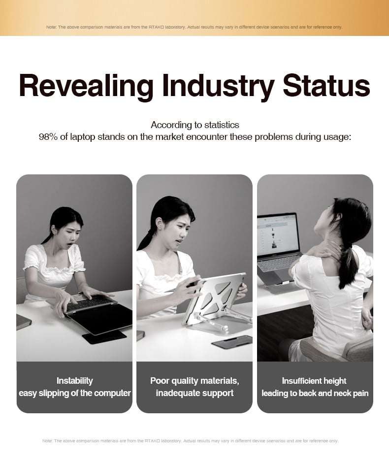 chube Giá Đỡ Laptop Rtako L49 CAT'S PAW (Chịu Lực 50kg, 12-18inch)