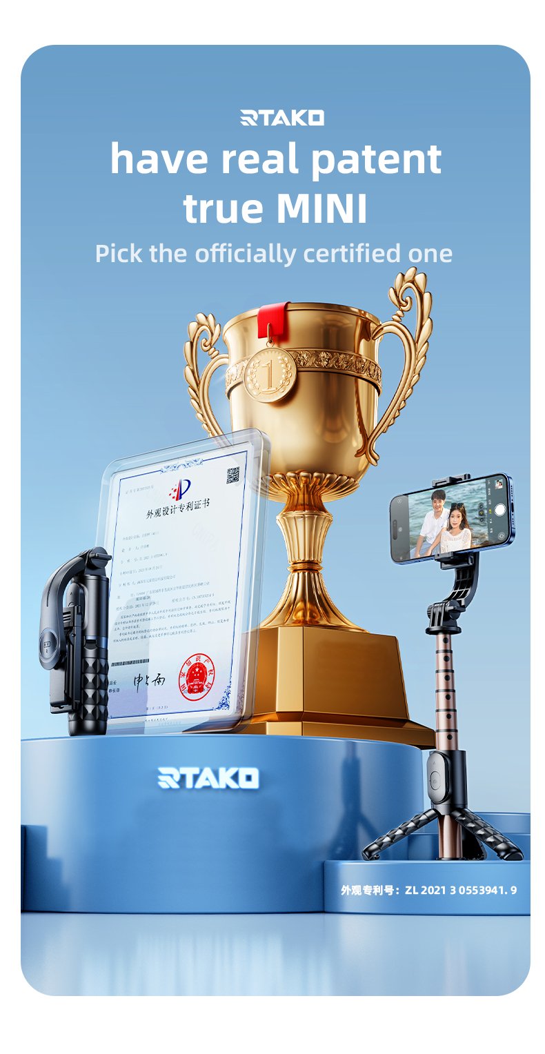 chube Gậy Chụp Ảnh Selfie Thế Hệ Mới Q10R MINI Clip