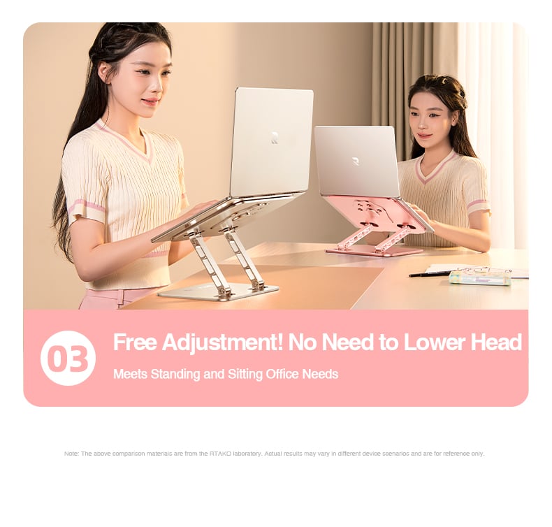 chube Giá Đỡ Laptop Rtako L49 CAT'S PAW (Chịu Lực 50kg, 12-18inch)